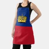 Liechtenstein-Flagge Schürze (InSitu)