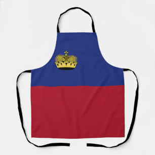 Liechtenstein-Flagge Schürze