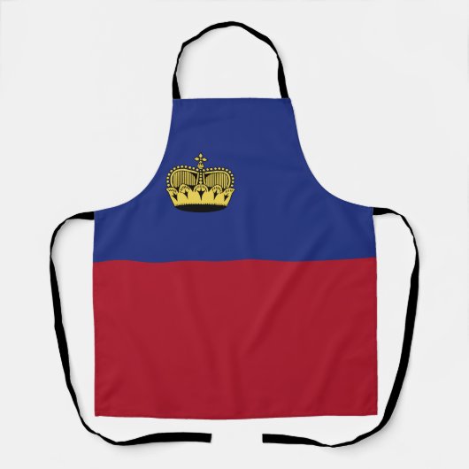 Liechtenstein-Flagge Schürze (Vorderseite)