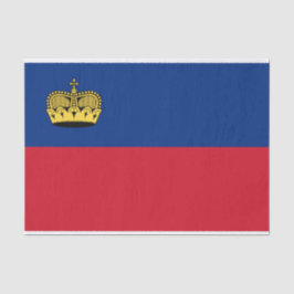 Liechtenstein-Flagge Seidenpapier