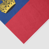 Liechtenstein-Flagge Seidenpapier (Ausschnitt)
