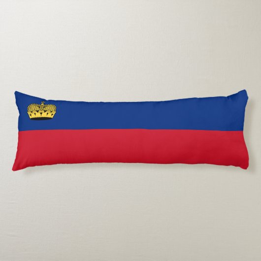 Liechtenstein-Flagge Seitenschläferkissen (Vorderseite)