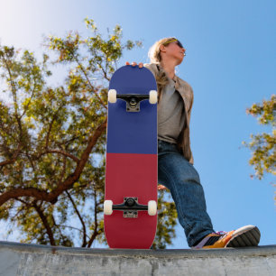 Liechtenstein-Flagge Skateboard