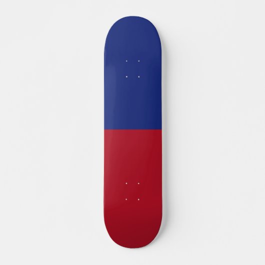 Liechtenstein-Flagge Skateboard (Vorne)
