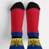 Liechtenstein-Flagge Socken (Oben)