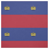 Liechtenstein-Flagge Stoff (Muster)