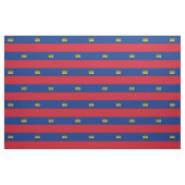 Liechtenstein-Flagge Stoff (Fat Quarter (45,7 x 55,9 cm))