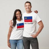Liechtenstein-Flagge T-Shirt (Unisex)
