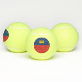 Liechtenstein-Flagge Tennisbälle (Multi)