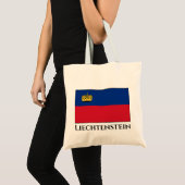 Liechtenstein-Flagge Tragetasche (Vorderseite (Produkt))