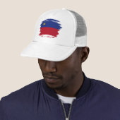 Liechtenstein-Flagge Truckerkappe (Beispiel)