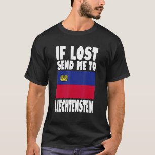Liechtenstein-Flaggen-Design Wenn verloren, schick T-Shirt