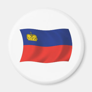 Liechtenstein-Flaggenmagnet Magnet