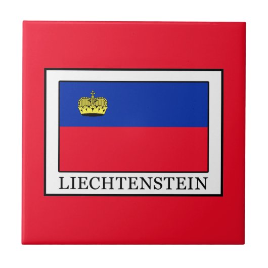 Liechtenstein Fliese (Vorderseite)