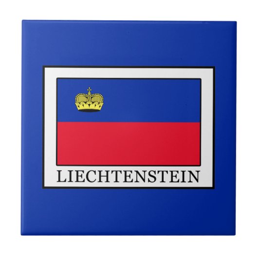 Liechtenstein Fliese (Vorderseite)