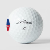 Liechtenstein Golf Balls, Flaggengolfer / Patriote Golfball (Logo)