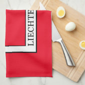 Liechtenstein Handtuch (Viertel Falte)