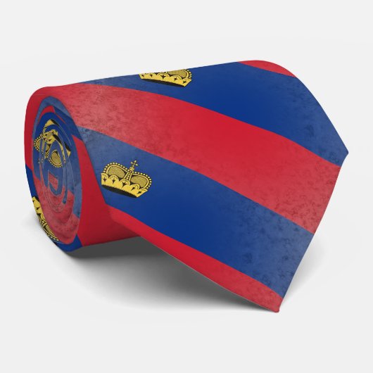 Liechtenstein Krawatte (Gerollt)