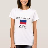 LIECHTENSTEIN-MÄDCHEN T-Shirt (Vorderseite)
