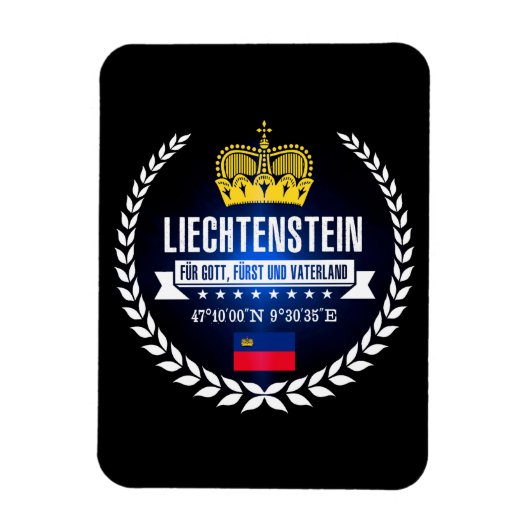 Liechtenstein Magnet (Vertikal)