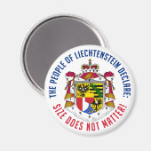 Liechtenstein-Magnet Magnet (Vorderseite/Rückseite)