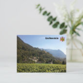 Liechtenstein mit Wappen / Liechtenstein mit Coat Postkarte (Stehend Vorderseite)