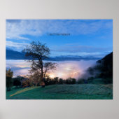 Liechtenstein Nachtlandschaft Foto Poster (Vorne)