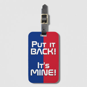 Liechtenstein Nationalflagge Lustig Patriotisch Gepäckanhänger