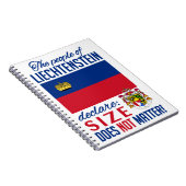 Liechtenstein Notebook Notizblock (Rechte Seite)