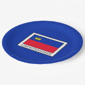 Liechtenstein Pappteller (Schrägansicht)