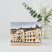 Liechtenstein Parlament Feiertagspostkarte (Stehend Vorderseite)