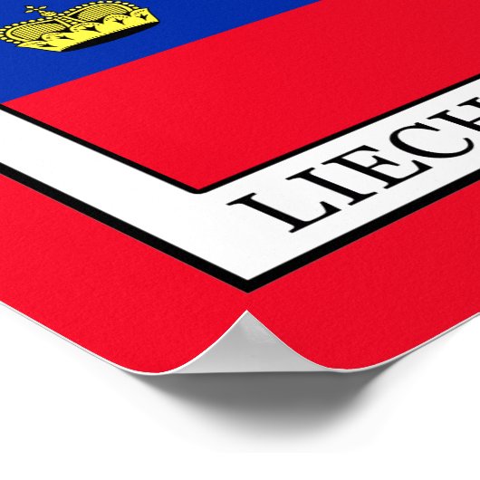 Liechtenstein Poster (Ecke)