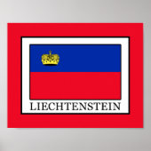 Liechtenstein Poster (Vorne)