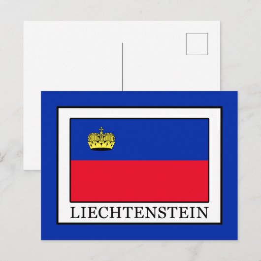 Liechtenstein Postkarte (Vorne/Hinten)