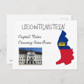 Liechtenstein Postkarte (Vorne/Hinten)