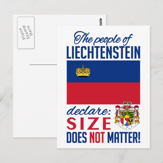 Liechtenstein Postkarte (Vorne/Hinten)