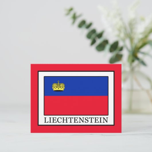 Liechtenstein Postkarte (Stehend Vorderseite)
