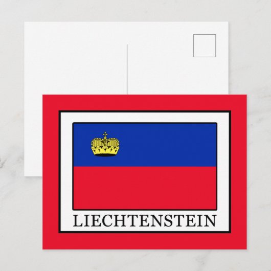 Liechtenstein Postkarte (Vorne/Hinten)