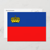liechtenstein postkarte (Vorne/Hinten)