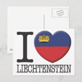 Liechtenstein Postkarte (Vorne/Hinten)