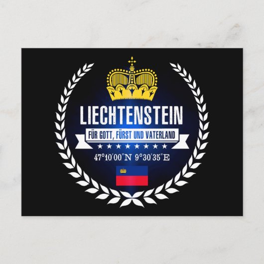 Liechtenstein Postkarte (Vorderseite)
