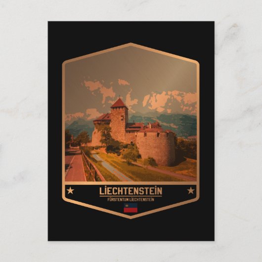 Liechtenstein Postkarte (Vorderseite)