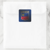 Liechtenstein Quadratischer Aufkleber (Tasche)