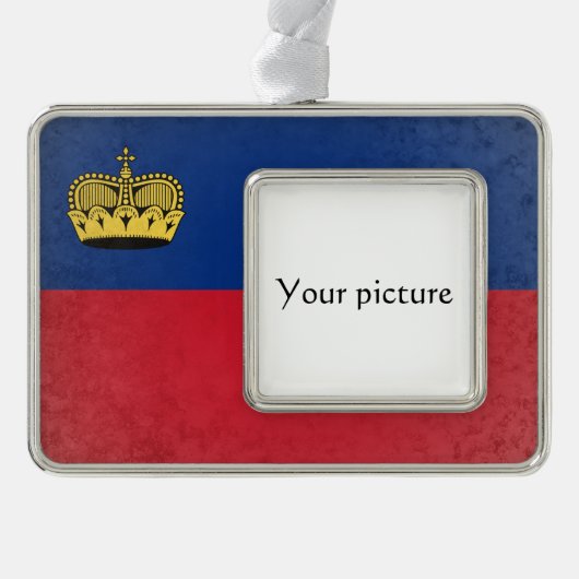 Liechtenstein Rahmen-Ornament Silber (Vorderseite)