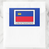 Liechtenstein Rechteckiger Aufkleber (Tasche)