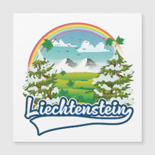 Liechtenstein-Reiselogo Magnetkarte