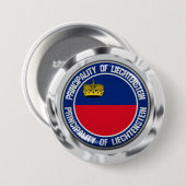 Liechtenstein-RundEmblem Button (Vorne & Hinten)
