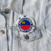Liechtenstein-RundEmblem Button (Beispiel)