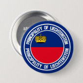Liechtenstein-RundEmblem Button (Vorne & Hinten)