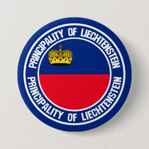 Liechtenstein-RundEmblem Button